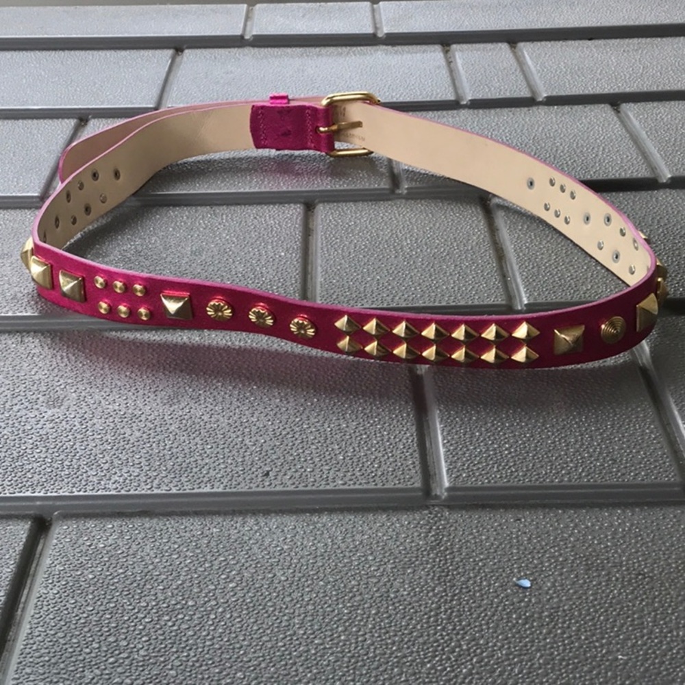 H&M pink rocker belt